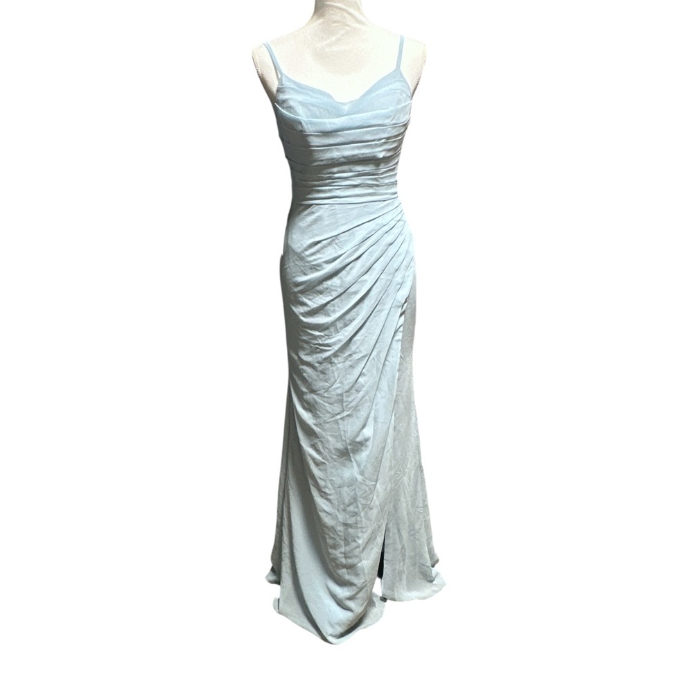 Elegant‎ Baby Blue Evening Gown